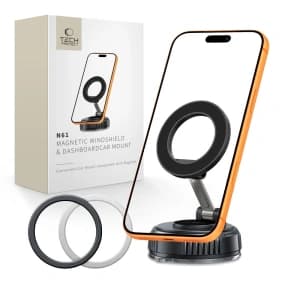 Tech-Protect N61 Magnetic MagSafe Windshield & Dashboard Car Mount Black