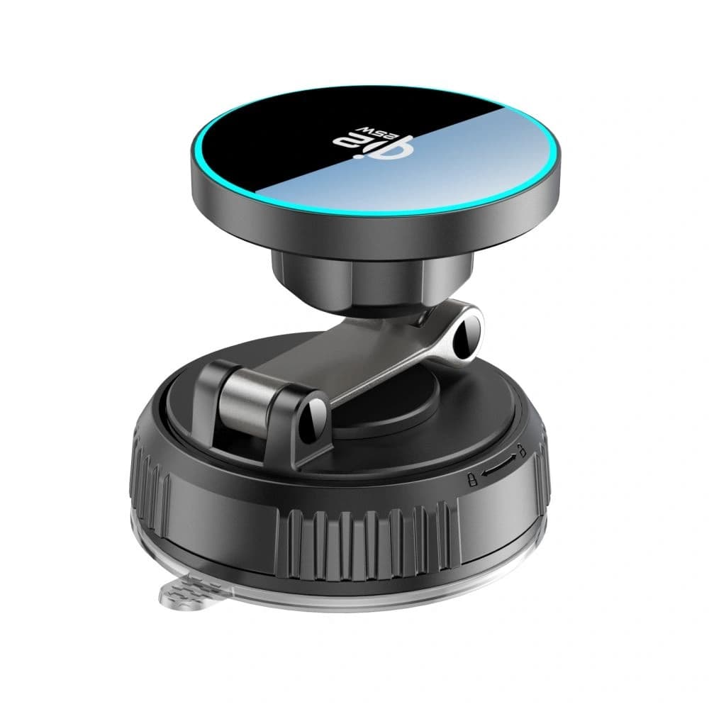 Tech-Protect MM25W-V8 Qi2.2 Magnetic MagSafe Windshield & Dashboard Car Mount Wireless Charger 25W Black - 6