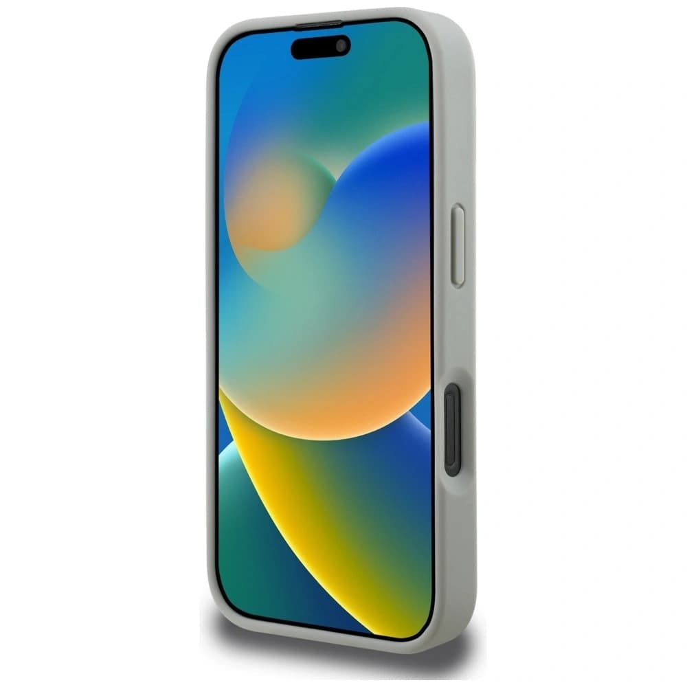 Karl Lagerfeld Geprägtes Muster & Logo MagSafe Apple iPhone 16 Pro grau
 - 5