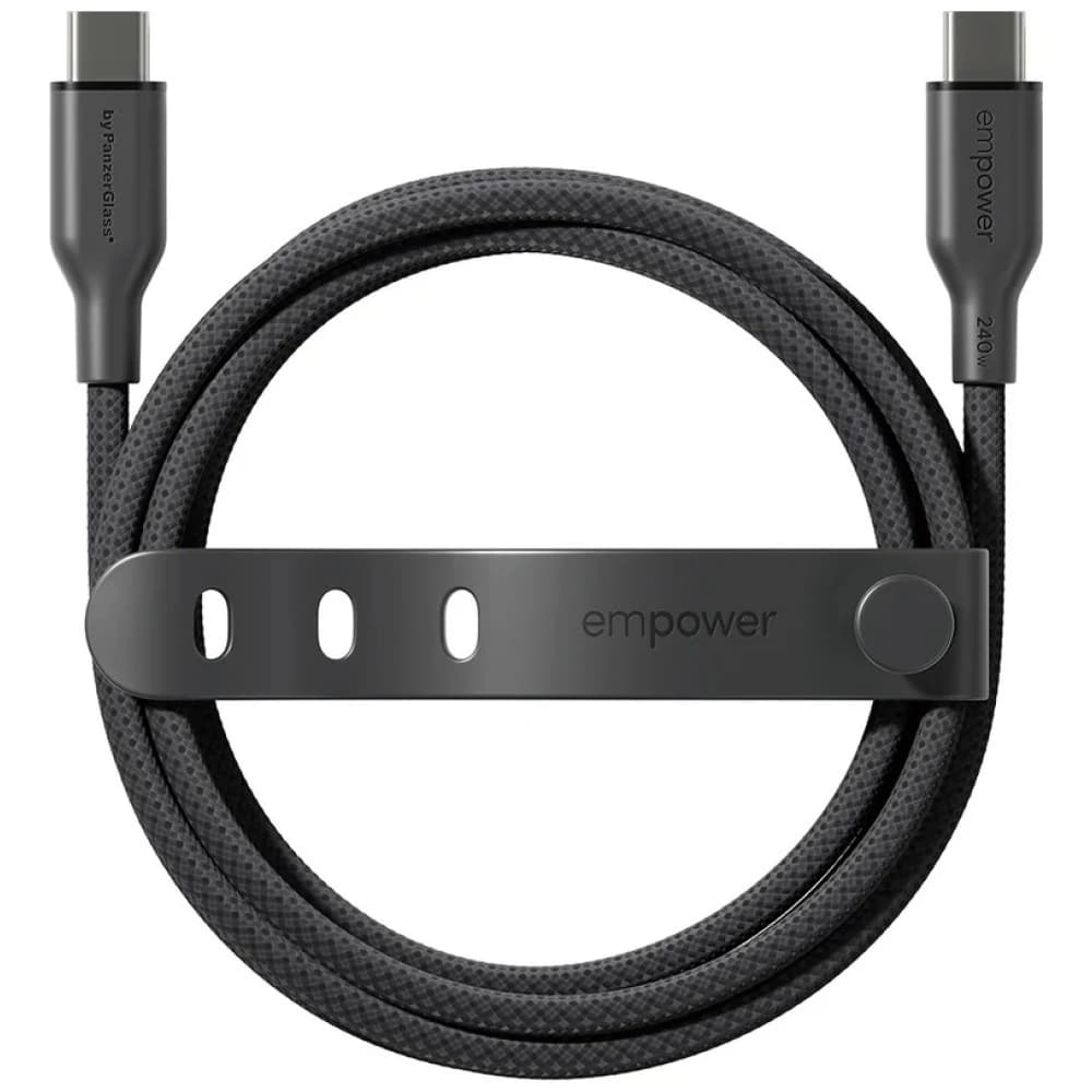 Cable by PanzerGlass Racing Empower 240W USB-C / USB-C 2m black - 3