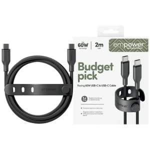 Cable by PanzerGlass Racing Empower 60W USB-C / USB-C 2m black