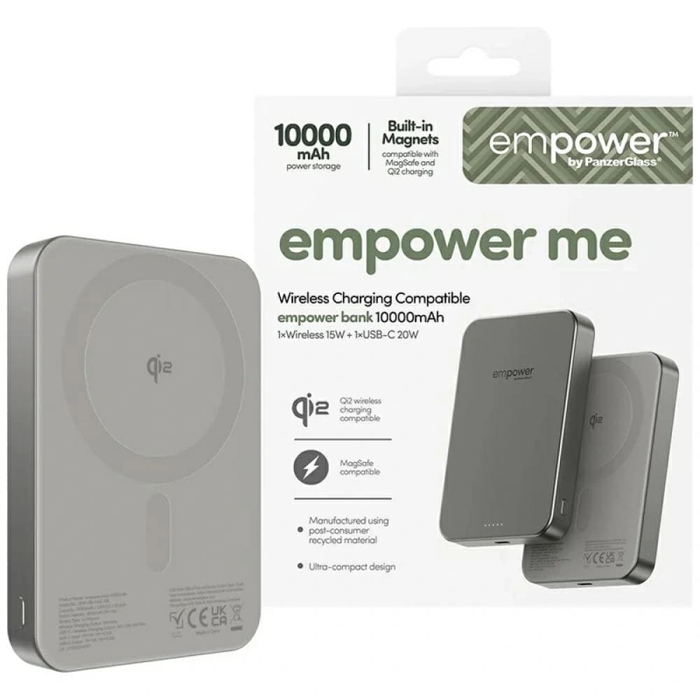 Empower Power Bank by PanzerGlass 10000mAh titanium - 1