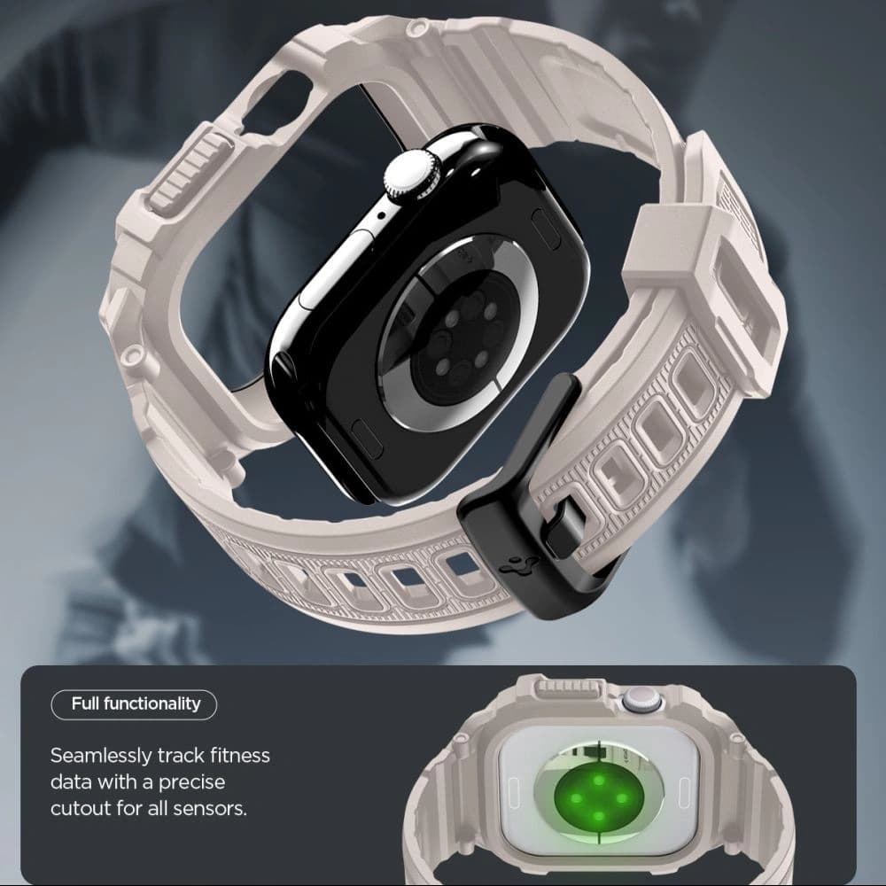 Spigen Rugged Armor Pro V2 Apple Watch 10 / 11 46mm Dune Beige - 13