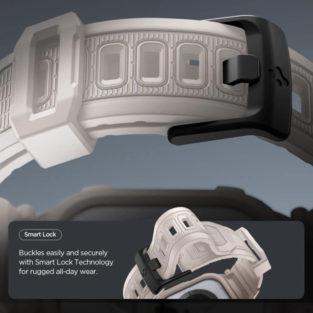 Spigen Rugged Armor Pro V2 Apple Watch 10 / 11 46mm Dune Beige - 14