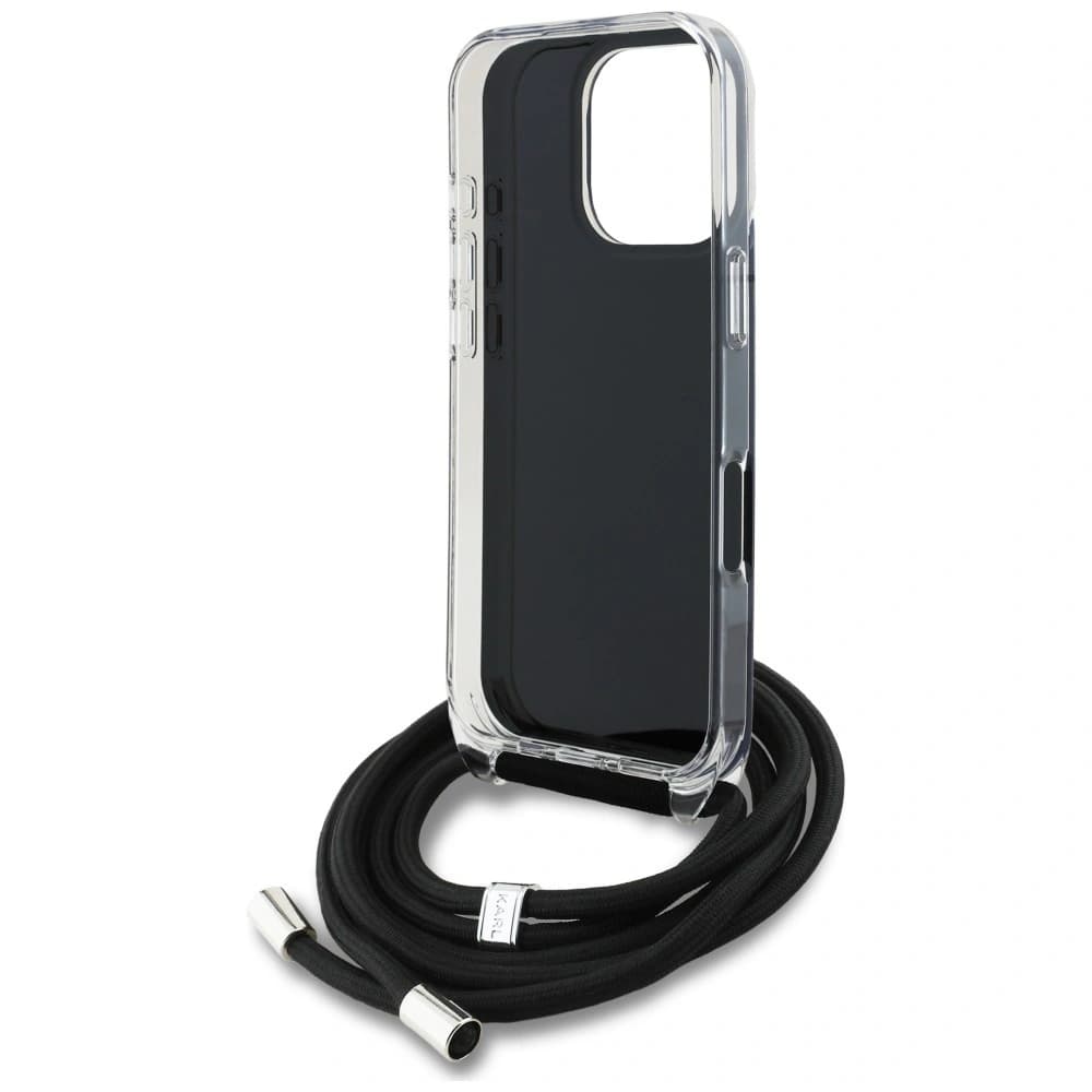 Karl Lagerfeld IML Crossbody Karl&Choupette Head Apple iPhone 16 Pro Max black - 6