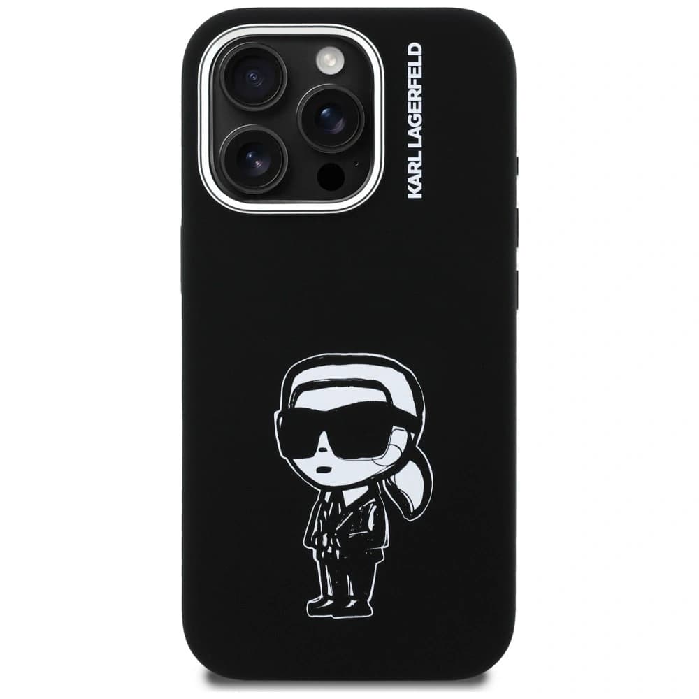 Karl Lagerfeld Silicone Karl Sketch MagSafe Apple iPhone 16 Pro Max black - 3