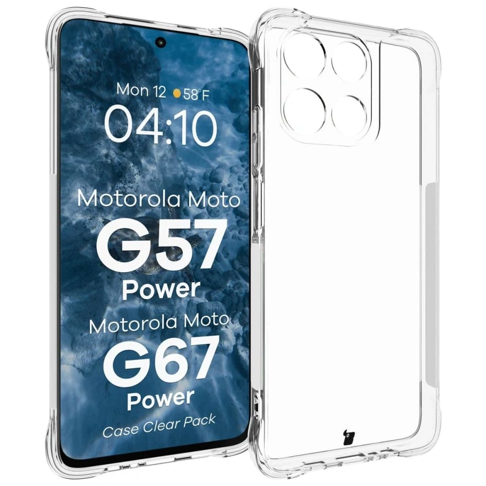 Bizon Case Clear Pack Motorola Moto G57 Power / G67 Power
 - 3