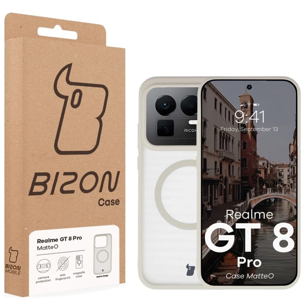 Bizon Case MatteO Magnetic Realme GT 8 Pro rauchbeige
 - 7
