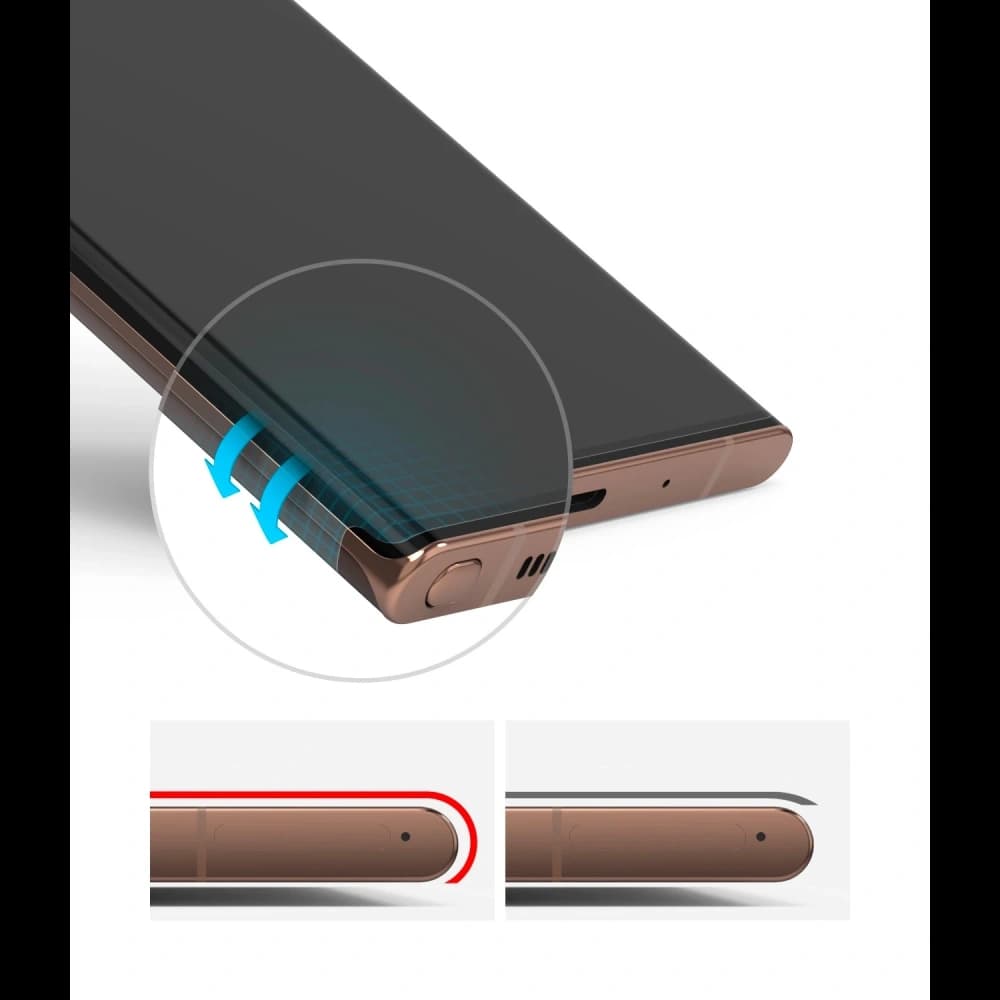 Ringke Samsung Hydrogelfolie Dual Easy Wing Vollabdeckung Galaxy Note 20 Ultra [2 PACK] - 7