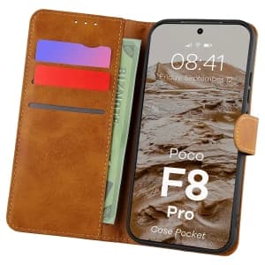 Bizon Case Pocket Xiaomi POCO F8 Pro brown