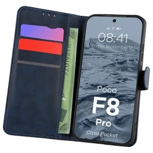 Bizon Case Pocket Xiaomi POCO F8 Pro marineblau
