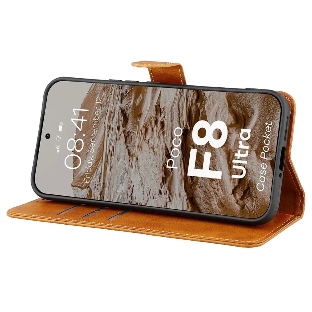 Bizon Case Pocket Xiaomi POCO F8 Ultra brown - 5