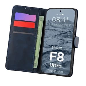 Bizon Case Pocket Xiaomi POCO F8 Ultra navy blue