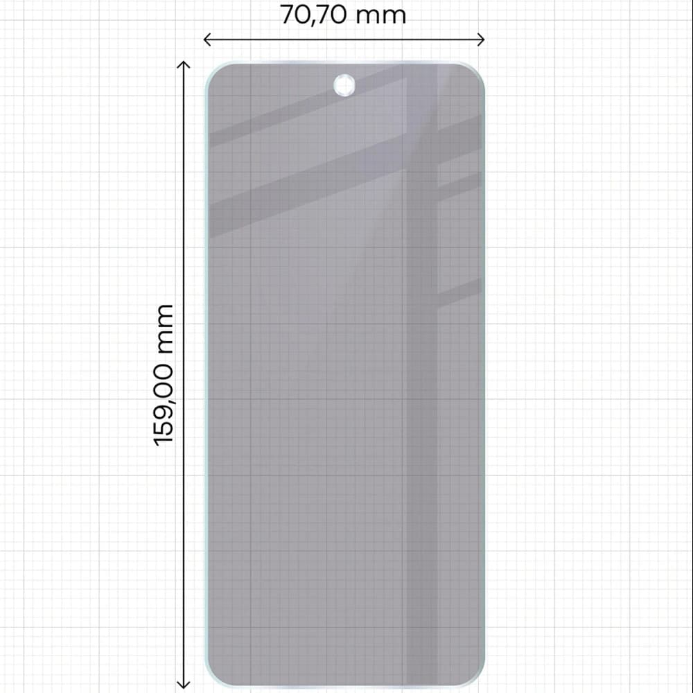 Bizon Glass Mule Shadow Infinix Hot 50i matte - 2