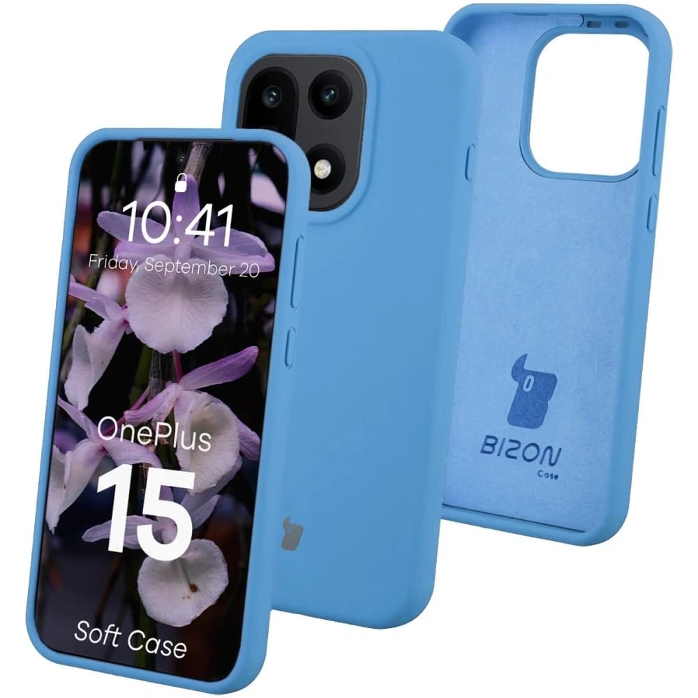 Bizon Soft Case OnePlus 15 blue - 1