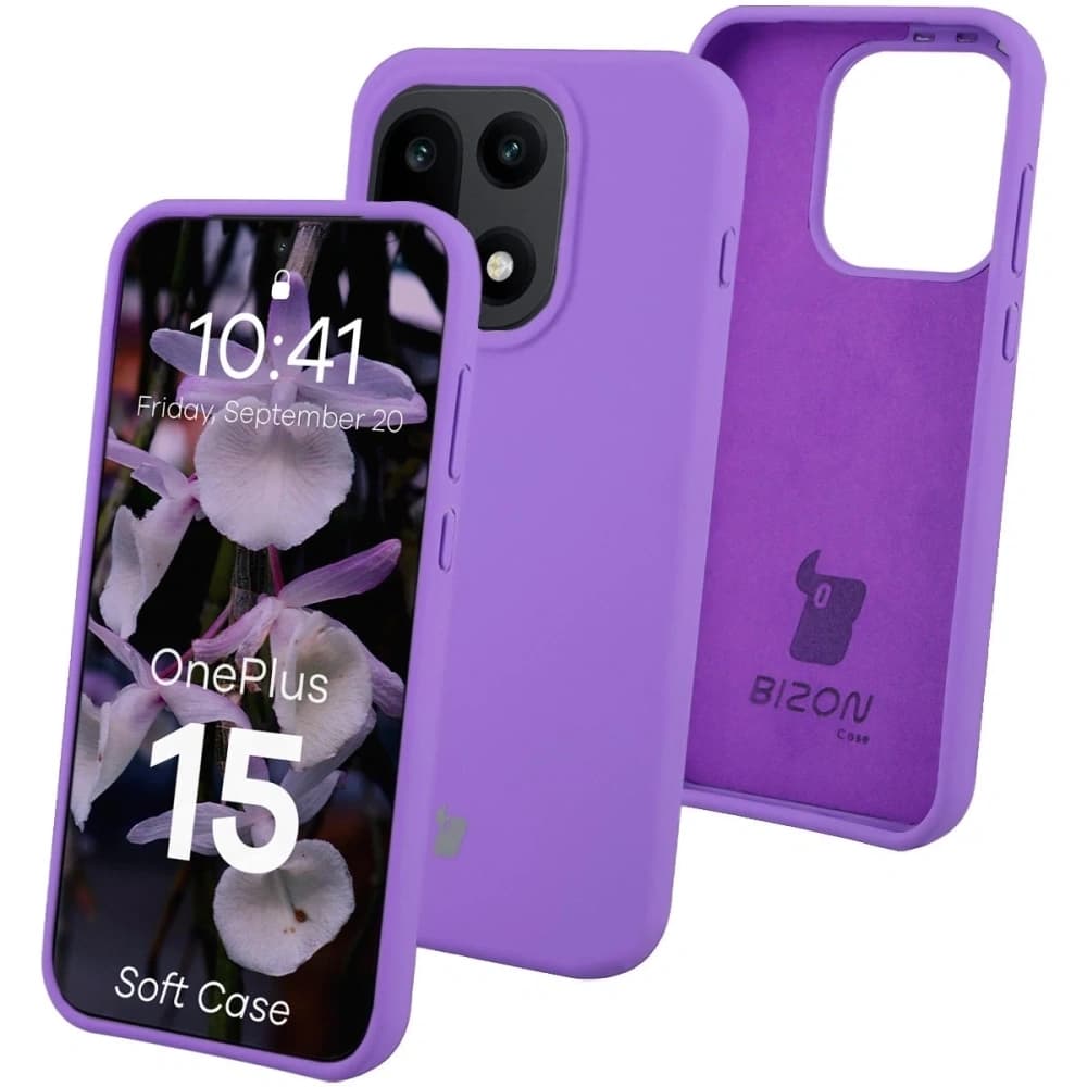 Bizon Soft Case OnePlus 15 purple - 1