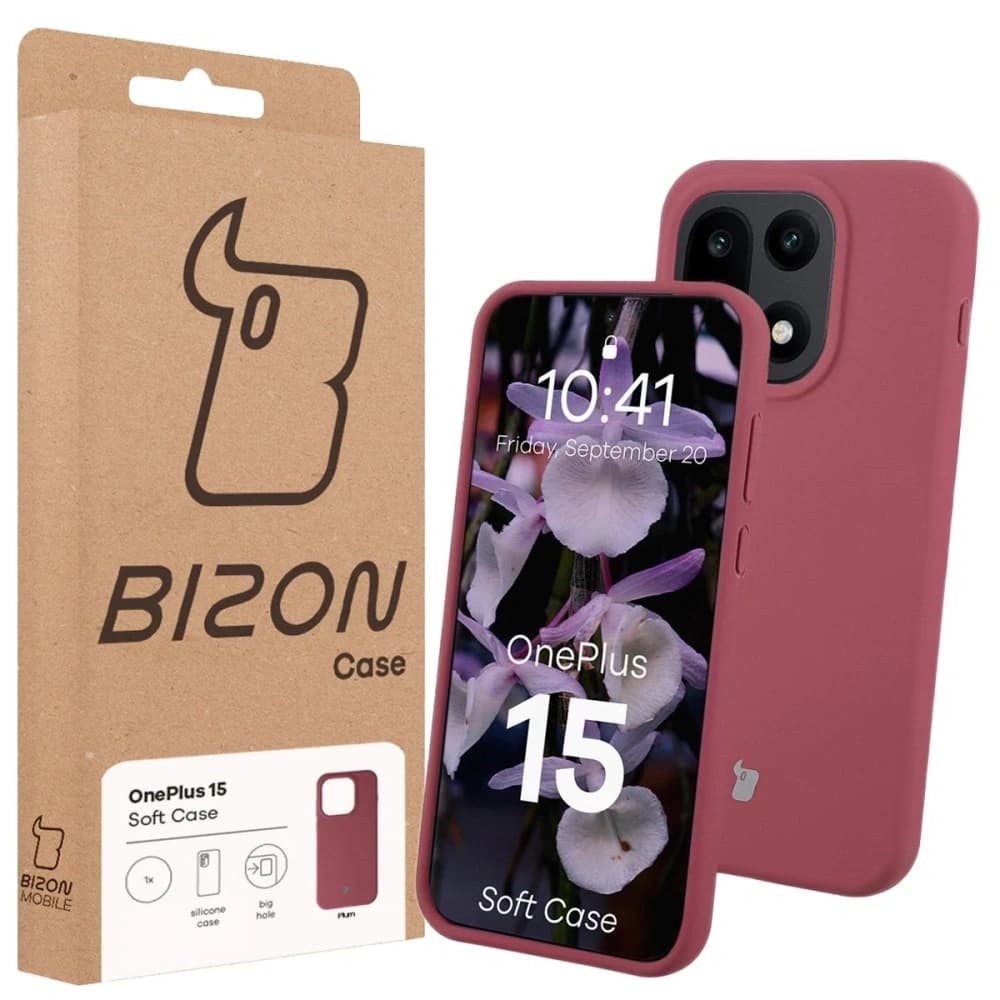 Bizon Soft Case OnePlus 15 dark purple - 7