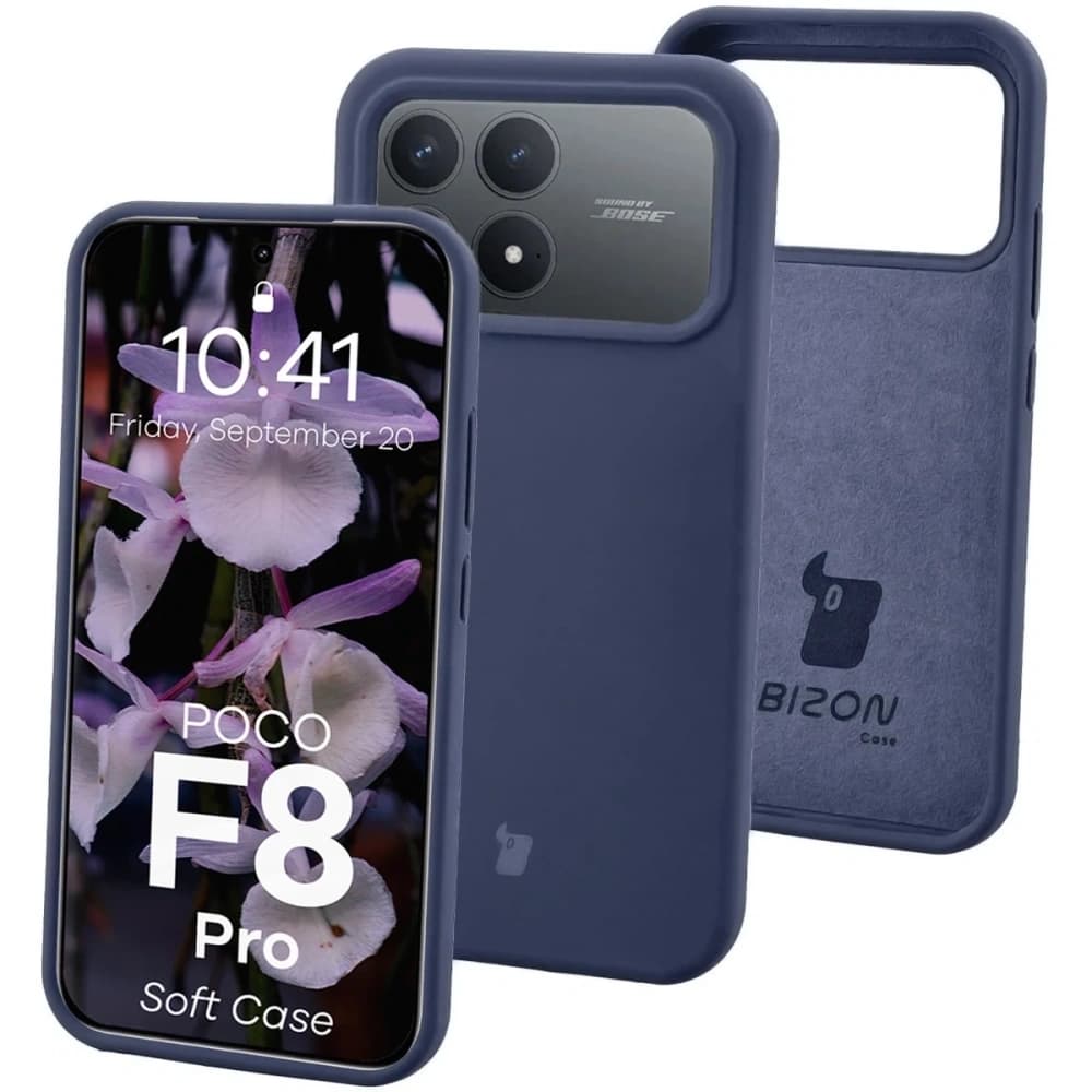 Bizon Soft Case Xiaomi POCO F8 Pro dark blue - 1