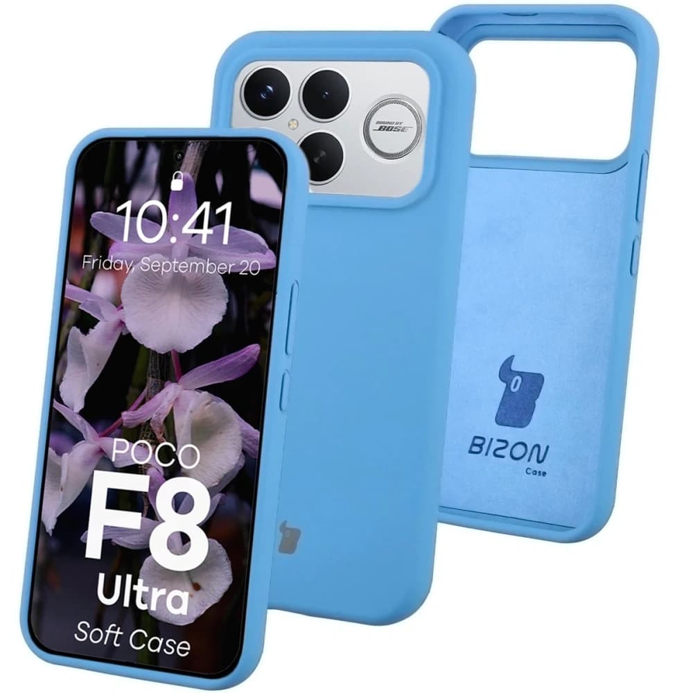 Bizon Soft Case Xiaomi POCO F8 Ultra blue - 1