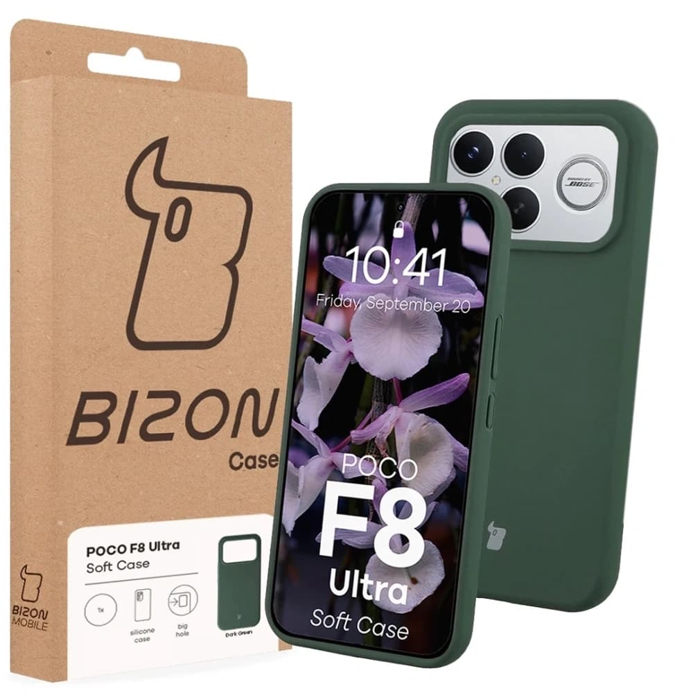 Bizon Soft Case Xiaomi POCO F8 Ultra dunkelgrün
 - 7
