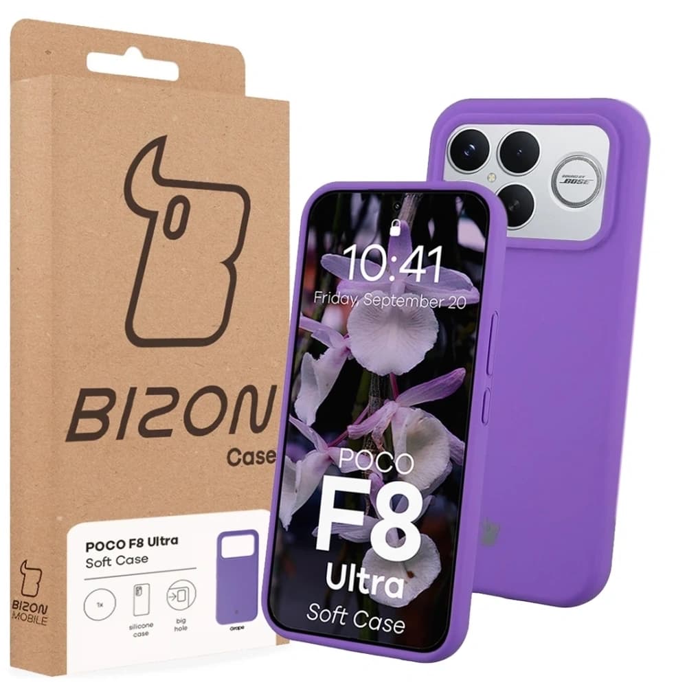 Bizon Soft Case Xiaomi POCO F8 Ultra lila
 - 7