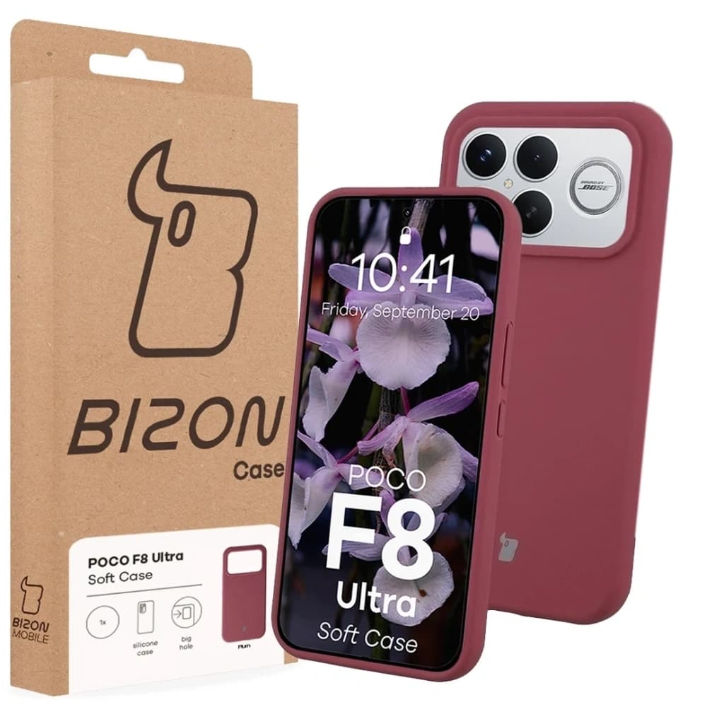 Bizon Soft Case Xiaomi POCO F8 Ultra dunkelviolett
 - 7
