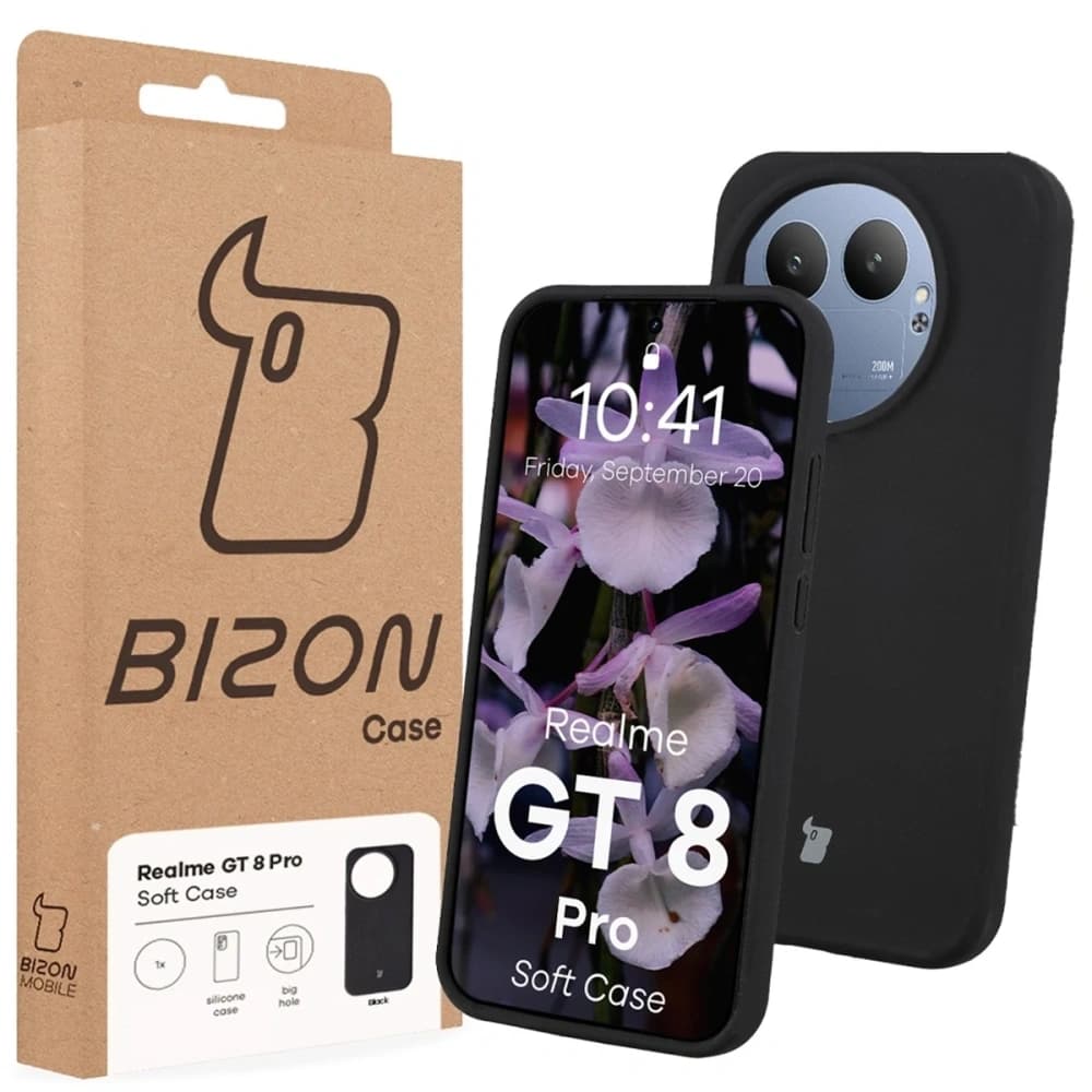 Bizon Soft Case Realme GT 8 Pro black - 7