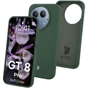 Bizon Soft Case Realme GT 8 Pro dark green