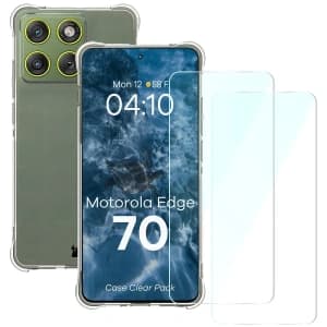 Bizon Case Clear Pack Motorola Edge 70