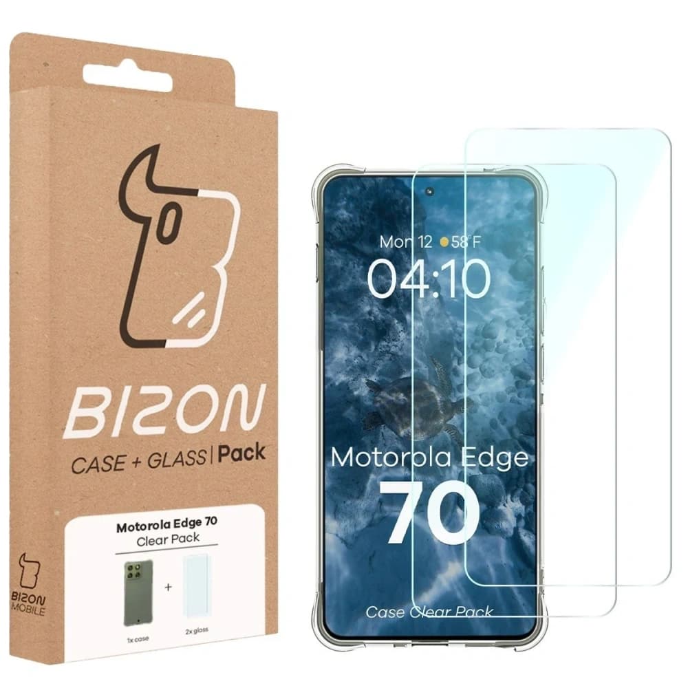 Bizon Case Clear Pack Motorola Edge 70 - 9