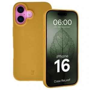Bizon Case ReLeaf Apple iPhone 16 dunkelgelb
