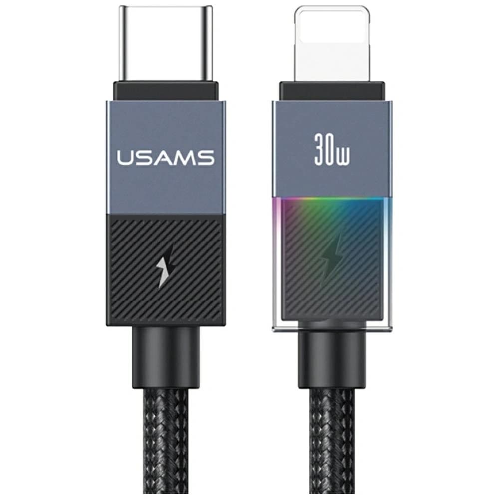 USAMS SJ776 PD 30W USB-C / Lightning Cable 1.2m tarnish - 1