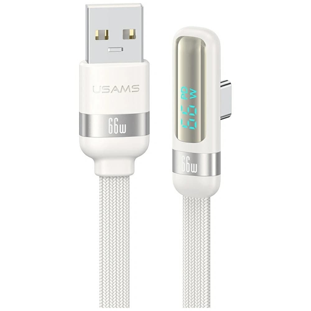 USAMS US-SJ651 66W USB-A / USB-C Cable 1.2m white - 1