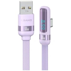 USAMS US-SJ651 66W USB-A / USB-C Kabel 1,2m lila
