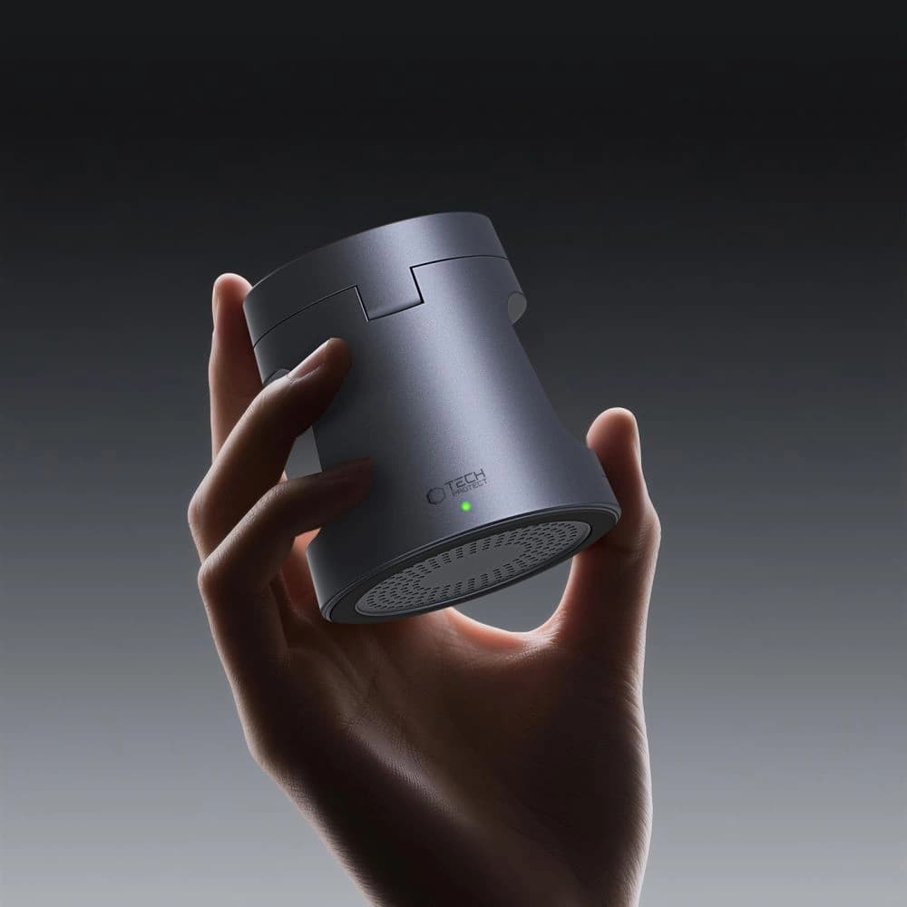 Tech-Protect QI2.2-25W-A48 3in1 Magnetic MagSafe Wireless Charger Dark Grey - 7