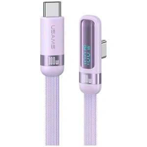 USAMS US-SJ653 PD 100W USB-C / USB-C Cable 1.2m purple