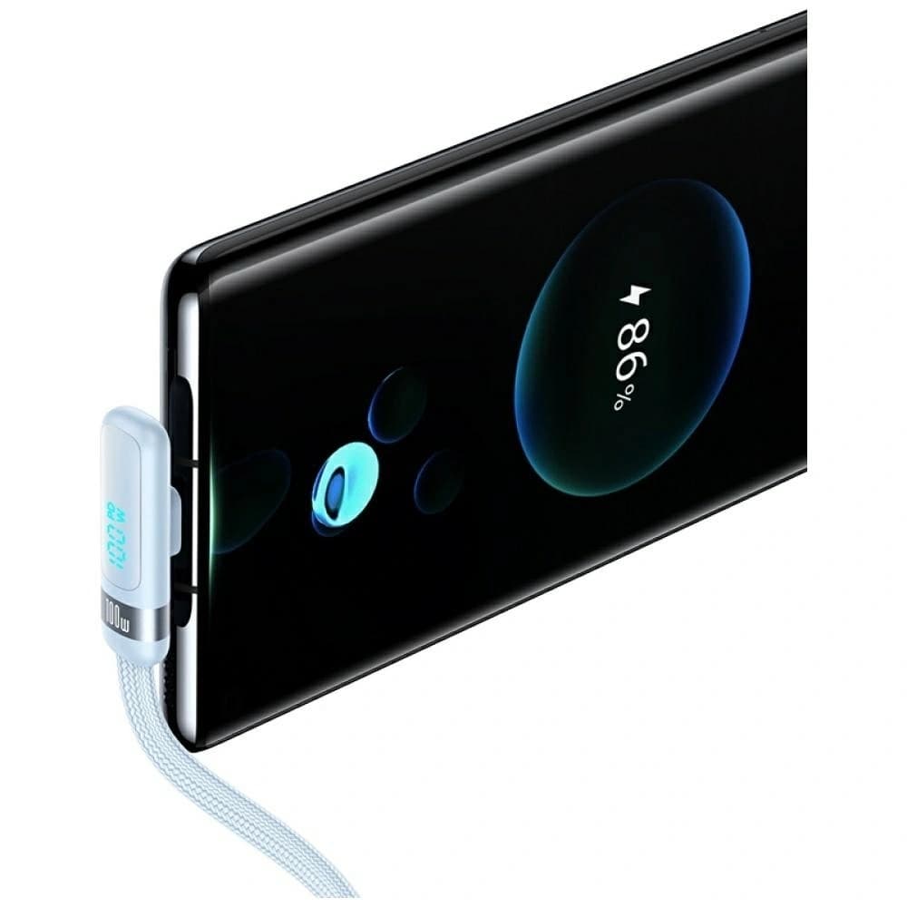 USAMS US-SJ653 PD 100W USB-C / USB-C Kabel 1,2m lila
 - 5