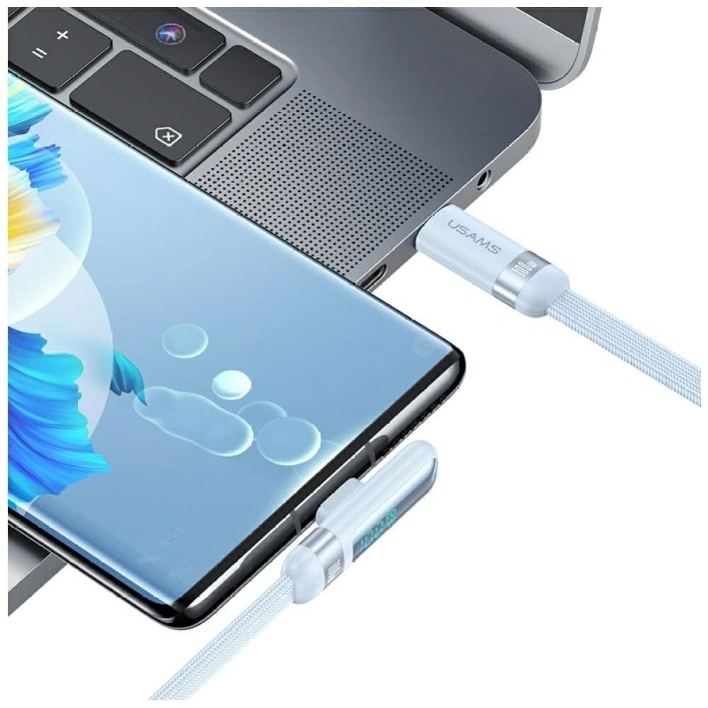 USAMS US-SJ653 PD 100W USB-C / USB-C Kabel 1,2m lila
 - 6