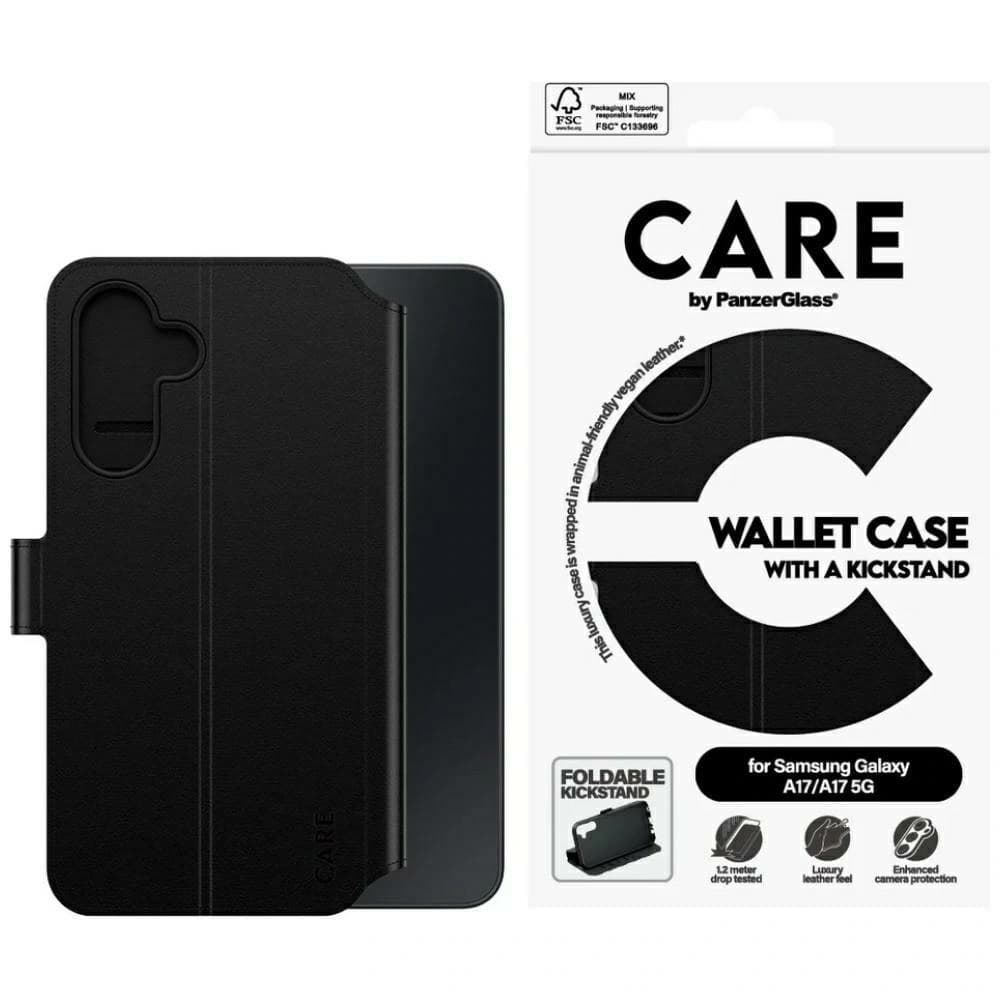 CARE by PanzerGlass Wallet Case M. Kickstand Samsung Galaxy M17 5G / A17 / A17 5G black - 1
