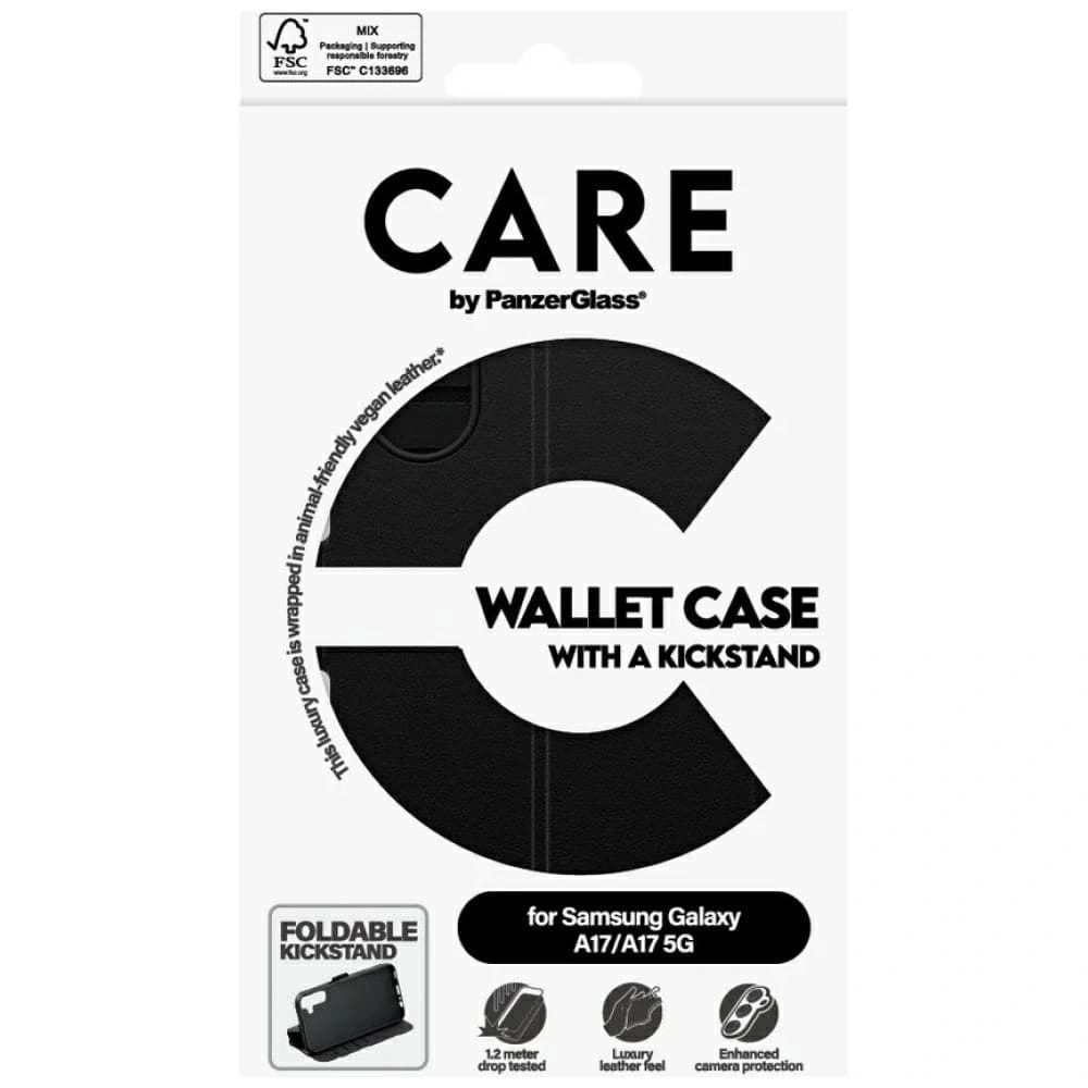 CARE by PanzerGlass Wallet Case M. Kickstand Samsung Galaxy M17 5G / A17 / A17 5G black - 5