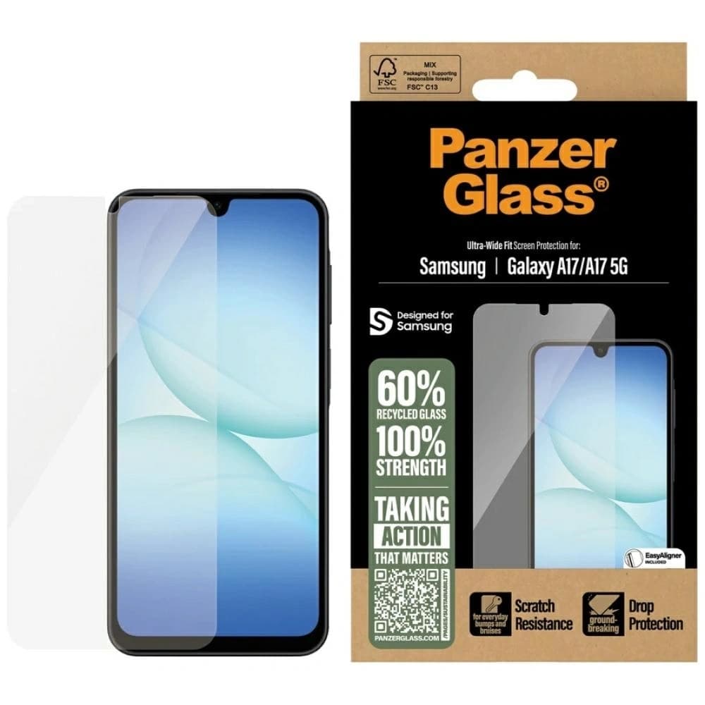 PanzerGlass Ultra-Wide Fit EasyAligner Samsung Galaxy A17 / A17 5G - 1