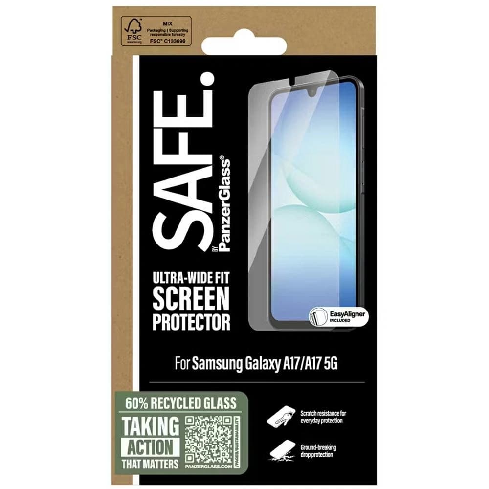 SAFE by PanzerGlass Ultra-Wide Fit Samsung Galaxy A17 / A17 5G - 4