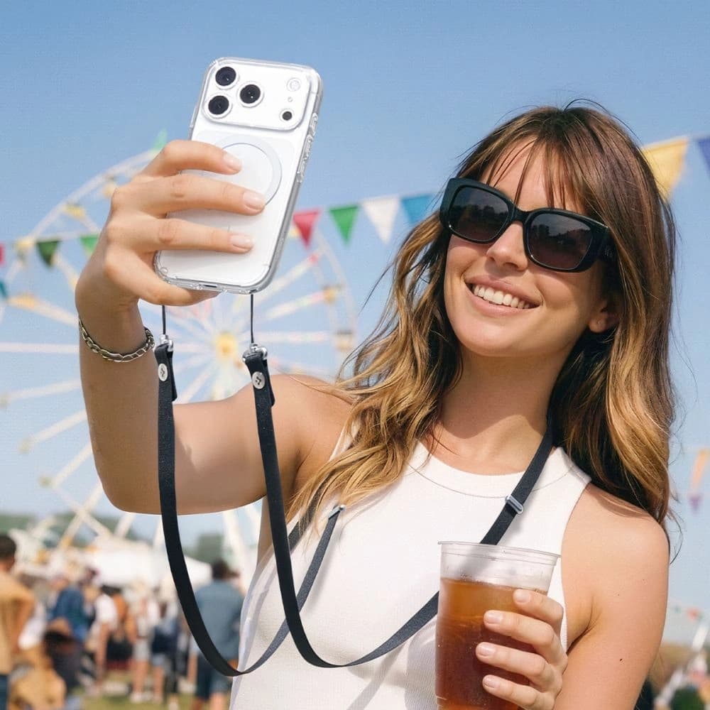 Spigen DA30l Lanyard Strap Crossbody Schwarz
 - 12