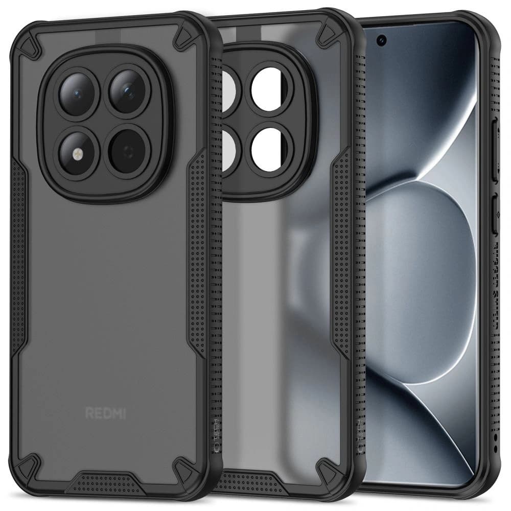 Tech-Protect Rugged Shield Xiaomi Poco M8 Pro / Redmi Note 15 Pro+ Plus 5G Matte Black - 1