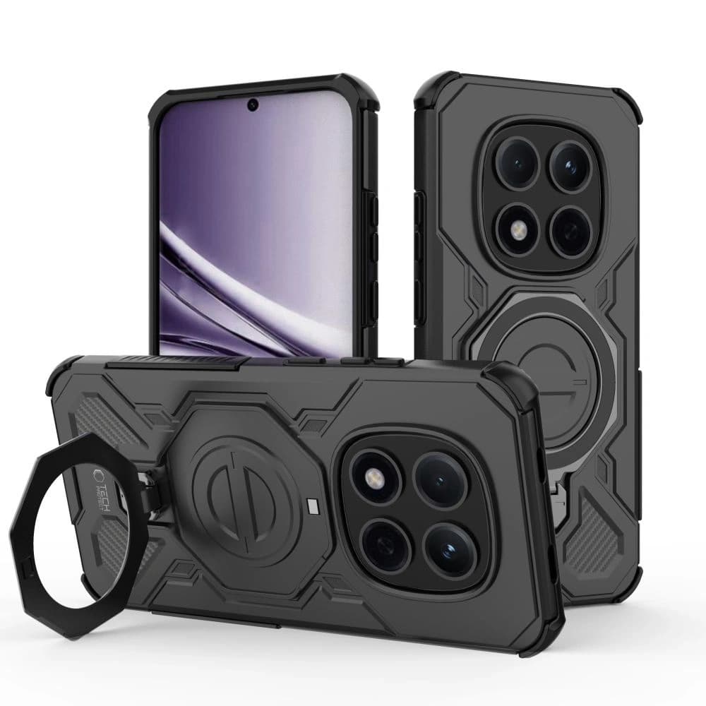 Etui Tech-Protect TacticStand MagSafe do Xiaomi Poco M8 Pro / Redmi Note 15 Pro+ Plus 5G Matte Black - 1