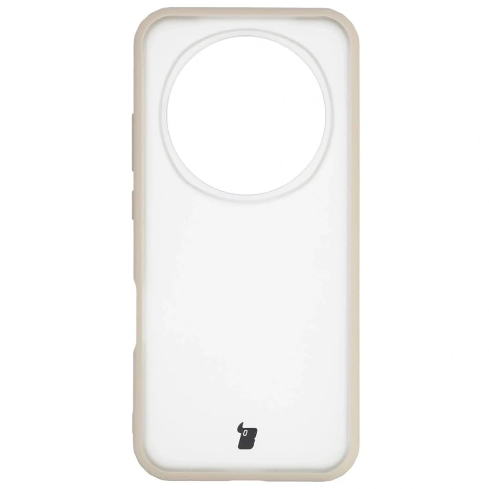 Bizon Case Angelo Honor Magic8 Pro halbtransparent mit einem beigen Rahmen
 - 2