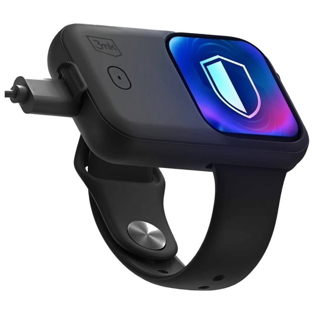 Etui 3MK Endurance Powerbank Case do Apple Watch 40/41mm 2.5W 1200mAh USB-C czarny - 2
