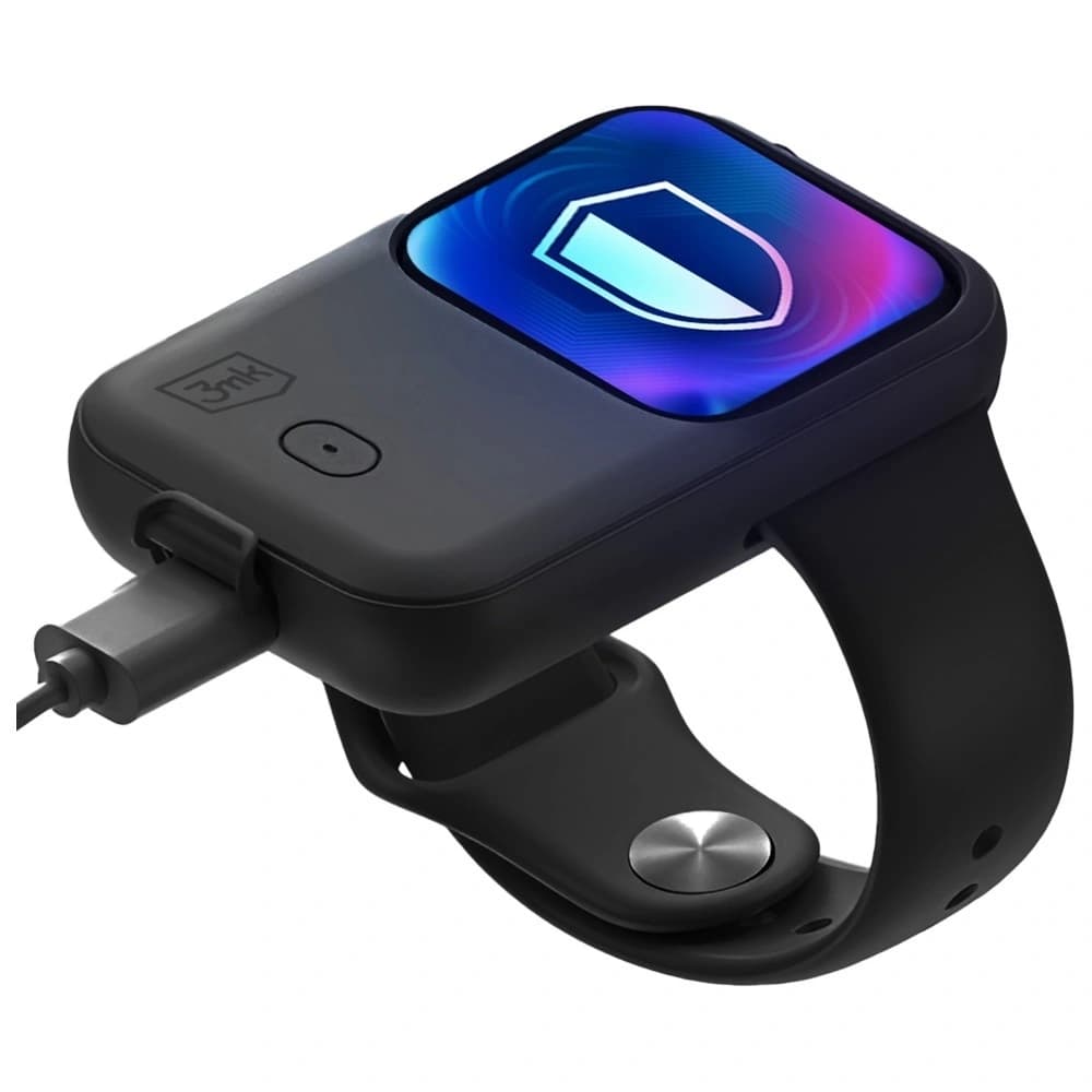 Etui 3MK Endurance Powerbank Case do Apple Watch 40/41mm 2.5W 1200mAh USB-C czarny - 4