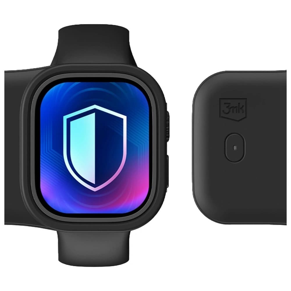 Etui 3MK Endurance Powerbank Case do Apple Watch 44/45mm 2.5W 1200mAh USB-C czarny - 7