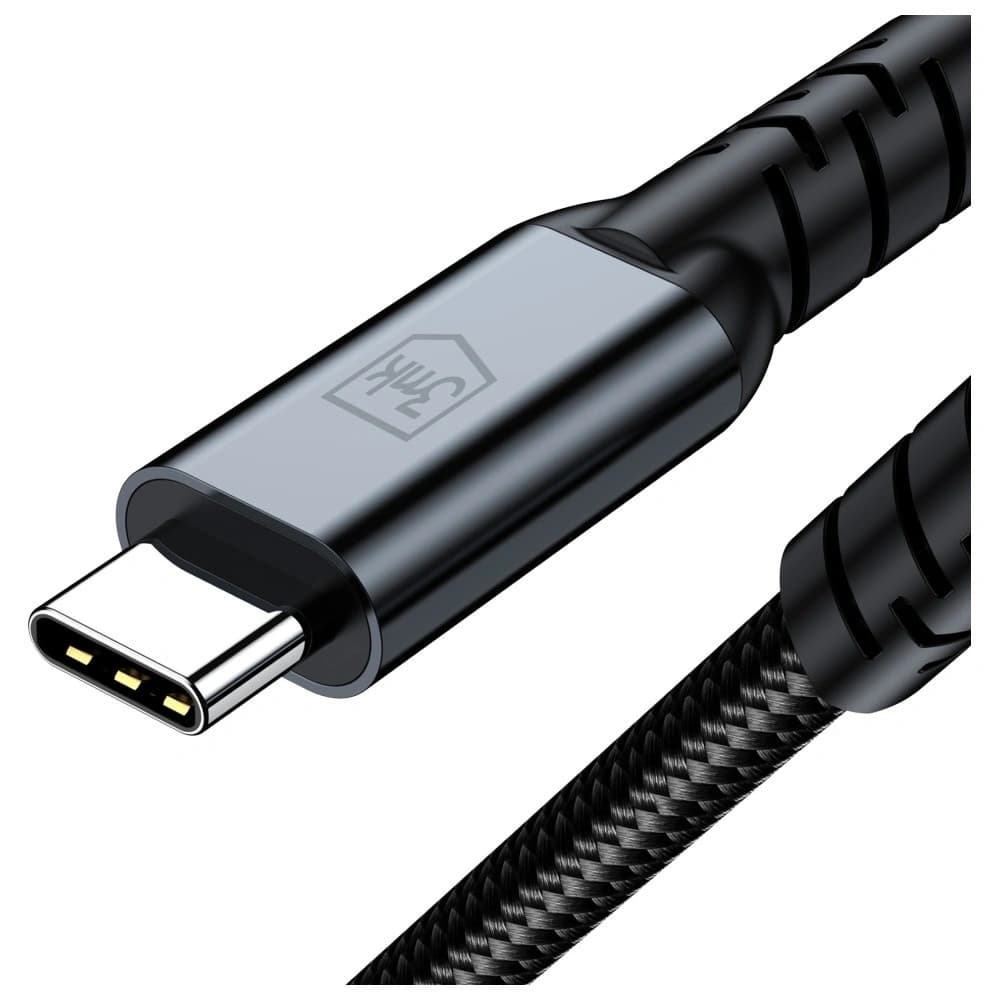 3MK Hyper Kabel N-SERIES USB-C Thunderbolt 4 1m 48V/5A 40Gb/s 240W 8K60Hz schwarz
 - 4